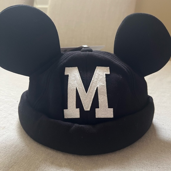 Disney Accessories - TOKYO DISNEY DISNEYLAND PARK Mickey Ears Beanie Hat RARE Black NWT